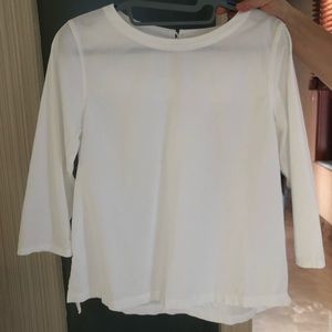 Muji white top